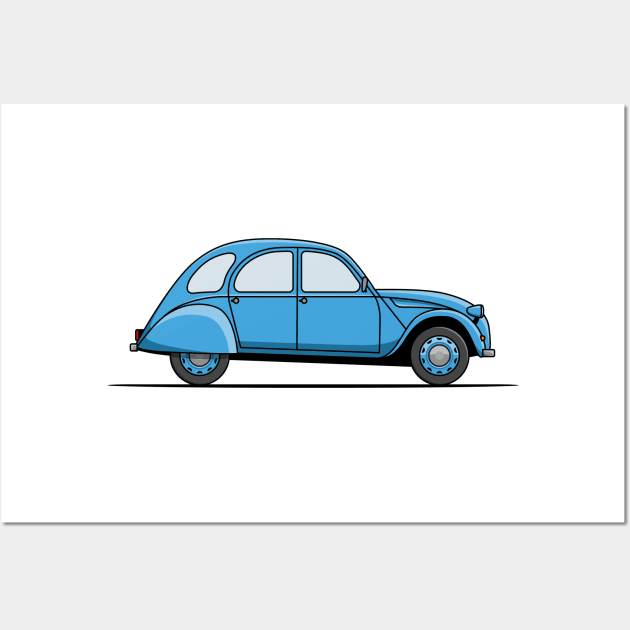 Citroen 2CV Wall Art by JingleSnitch